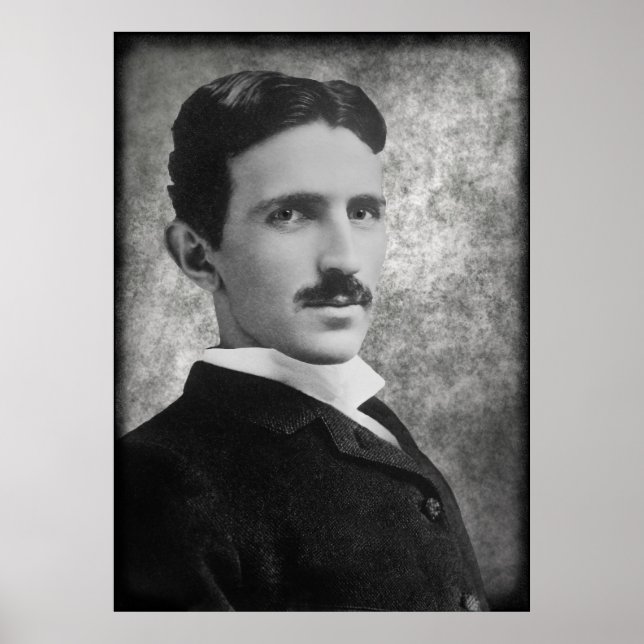 POSTER LE GENIUS NIKOLA TESLA (Devant)