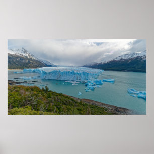 Poster Le glacier Perito Moreno impressionnant
