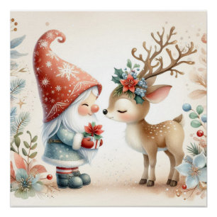 Poster Le Gnome Et Le Renne