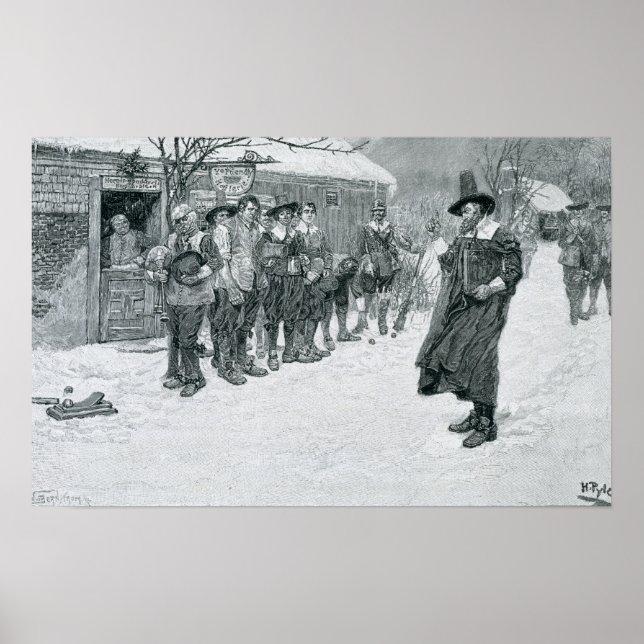 Poster Le gouverneur puritain (Devant)