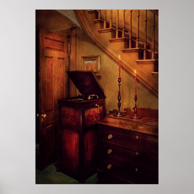 Poster Le Gramophone dans le coin (Devant)