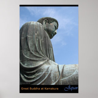 Poster Le Grand Bouddha à Kamakura