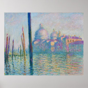 Poster Le Grand Canal, Venise par Claude Monet (1908)