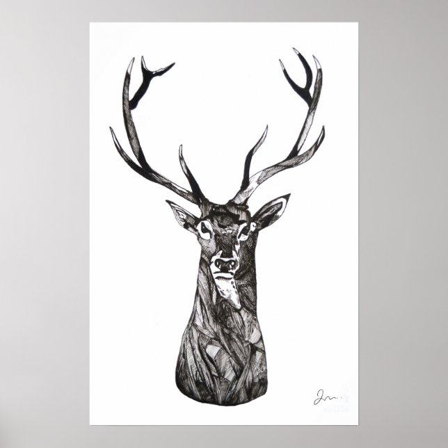 Poster Le Grand Cerf (Devant)