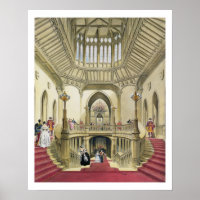 Le Grand Escalier, le Château de Windsor, de "A Hi