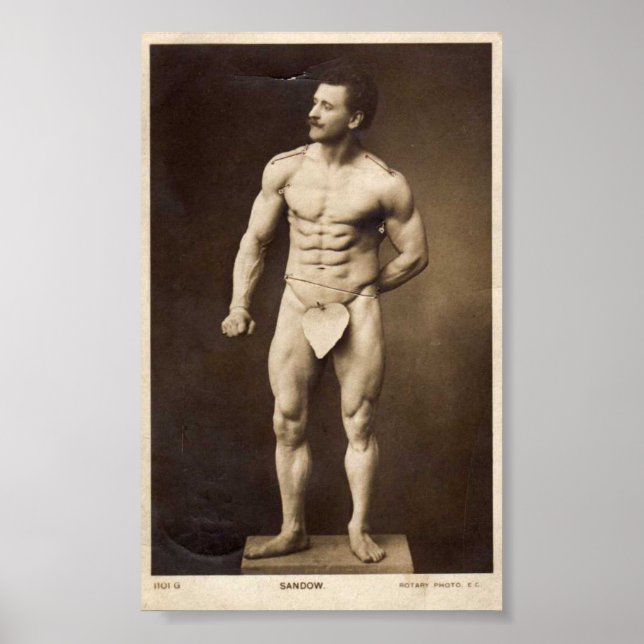 Poster Le grand Sandow (Devant)