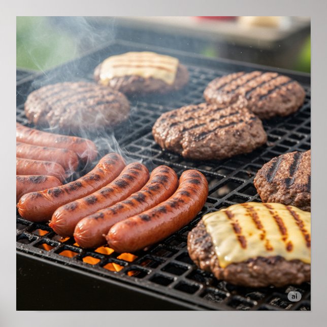 Poster Le Grill Master (Devant)