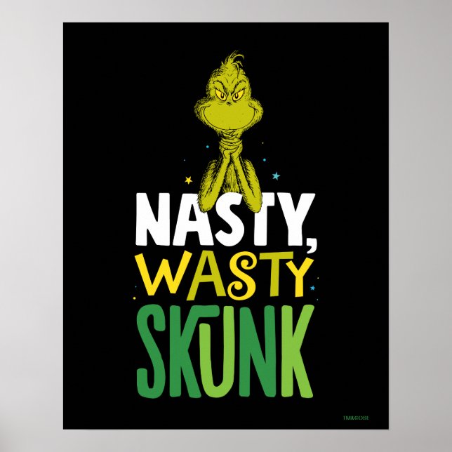 Poster Le Grinch | Nasty Wasty Skunk (Devant)