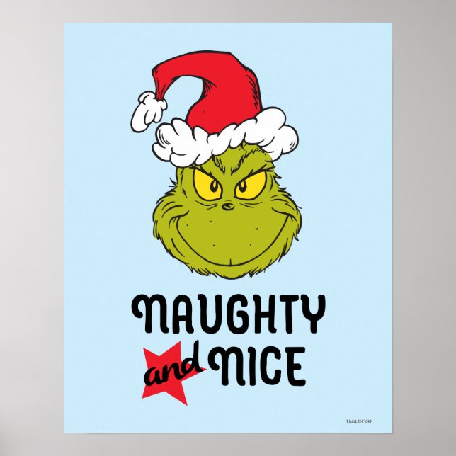 Poster Le Grinch | Naughty et Nice (Devant)