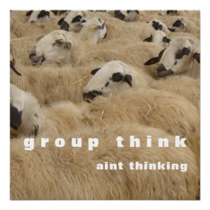 Poster Le groupe pensent