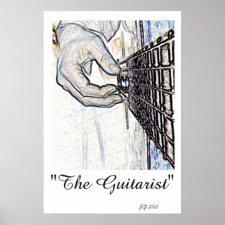 Poster Le guitariste