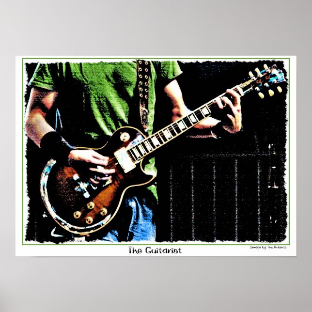 Poster Le guitariste (Devant)