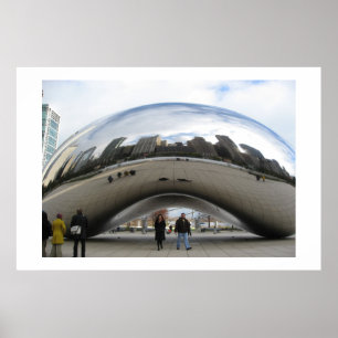 Poster Le haricot du Millennium Park Chicago