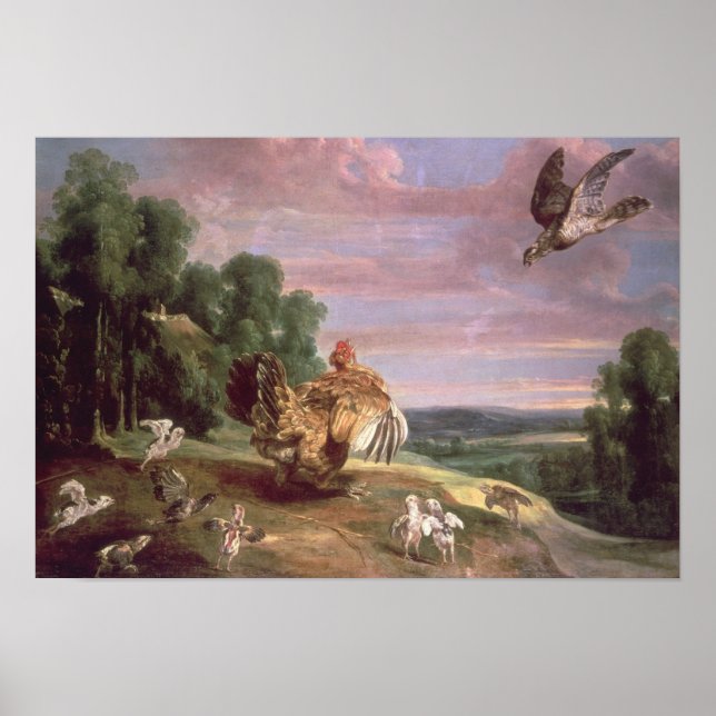 Poster Le Hawk et le Hen (Devant)