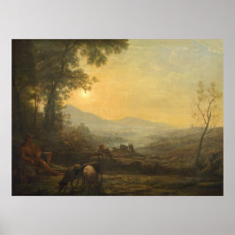 Poster Le Herdsman - Claude Lorrain Fine Art