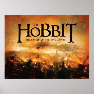 Poster Le Hobbit : BATAILLE DU logo CINQ ARMIES™
