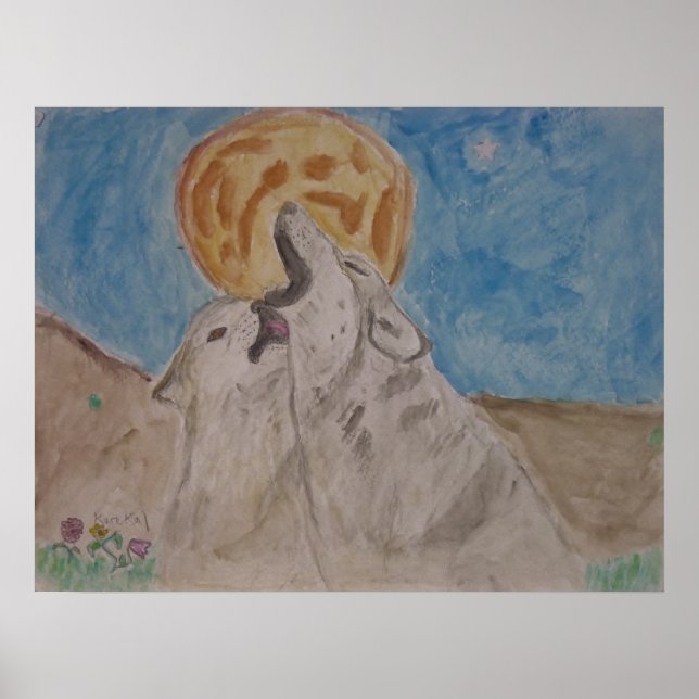 Poster le hurlement (Devant)