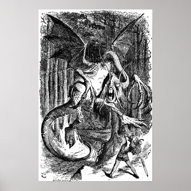 Poster Le Jabberwocky (Devant)