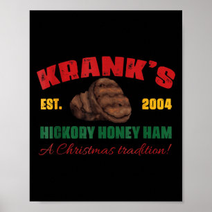 Poster Le jambon au miel de Krank's Hickory, une traditio