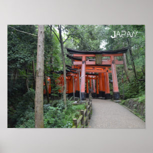 Poster Le Japonais Torii déclenche l'affiche
