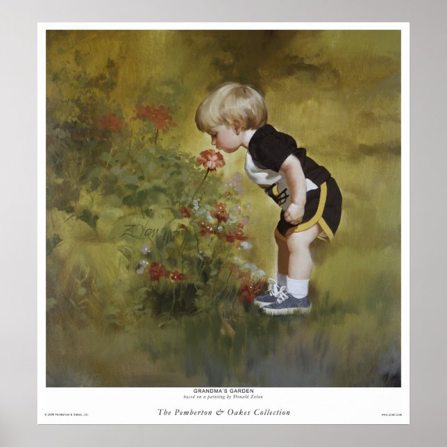 Poster Le jardin de grand-mère (Devant)