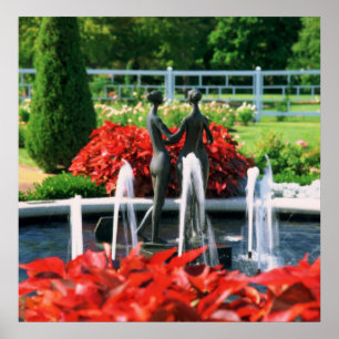 POSTER LE JARDIN DE LA FONTAINE ST SHAW