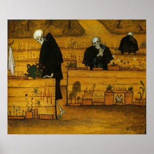 Poster Le jardin de la mort de Hugo Simberg