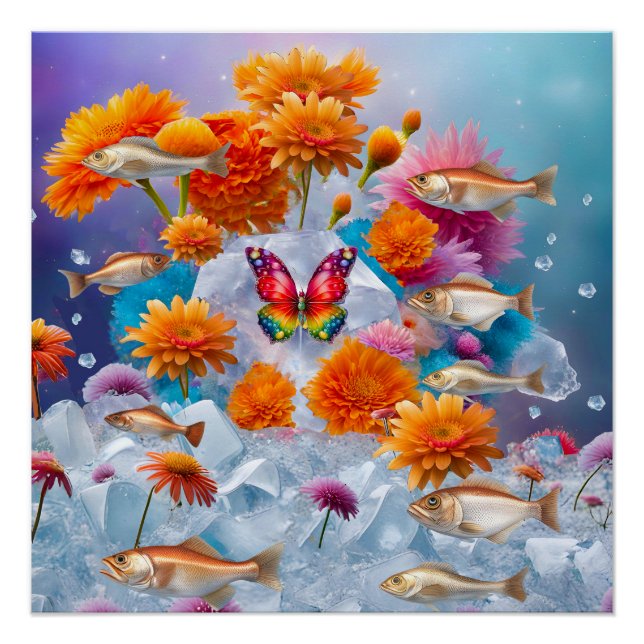 Poster Le jardin de la nature (Devant)