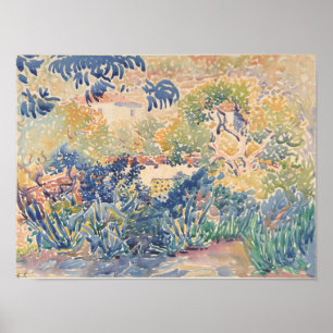 Poster Le jardin de l'artiste au Saint-Clair 1904-5
