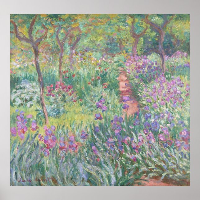 Poster Le jardin de l'artiste de Monet à Giverny (Devant)