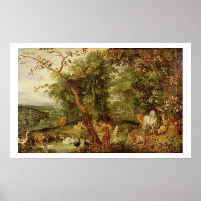 Poster Le Jardin d'Eden ; dans l'arrière - plan La Tempta (Devant)