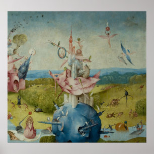 Poster Le jardin des délices terrestres