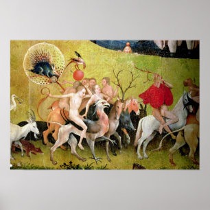 Poster Le Jardin des délices terrestres : Allégorie des