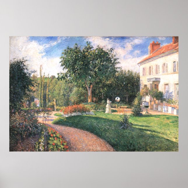 Poster Le Jardin des Mathurins Camille Pissarro (Devant)