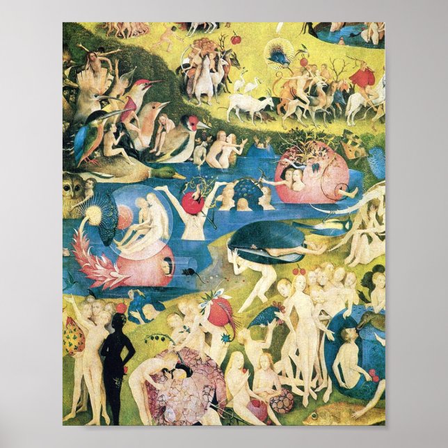 Poster Le Jardin Des Plaisirs Terrestres Hieronymus Bosch (Devant)