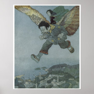 Poster Le jardin du paradis, Edmund Dulac