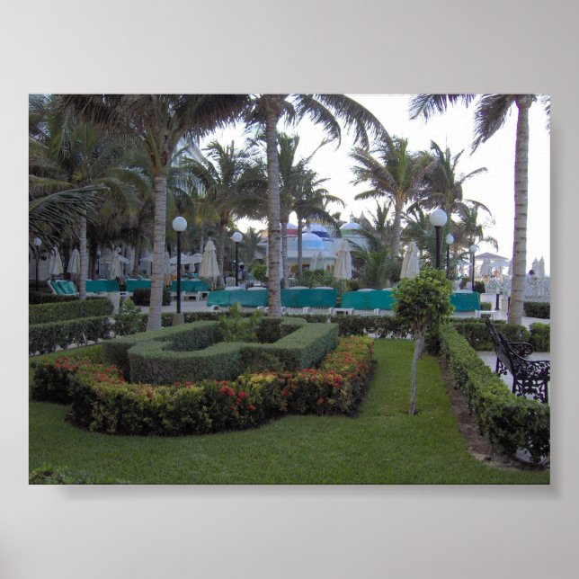 Poster Le jardin du Riu (Devant)
