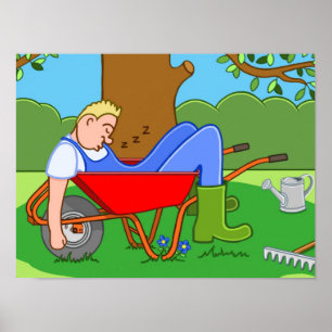 Poster Le jardinier