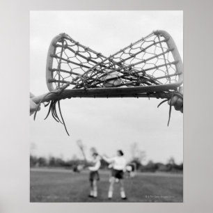 Poster Le jeu commence dans une équipe de lacrosse avec