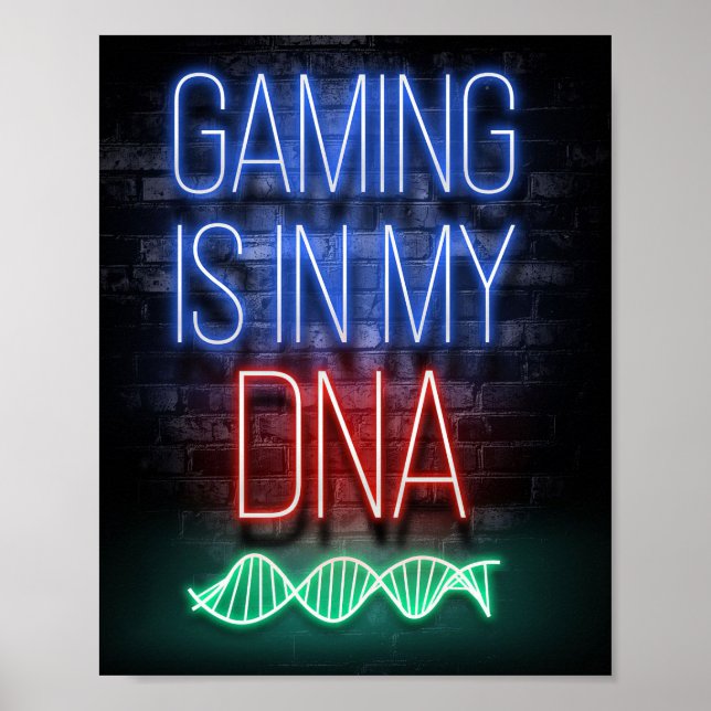 Poster Le Jeu Est Dans Mon ADN (Devant)