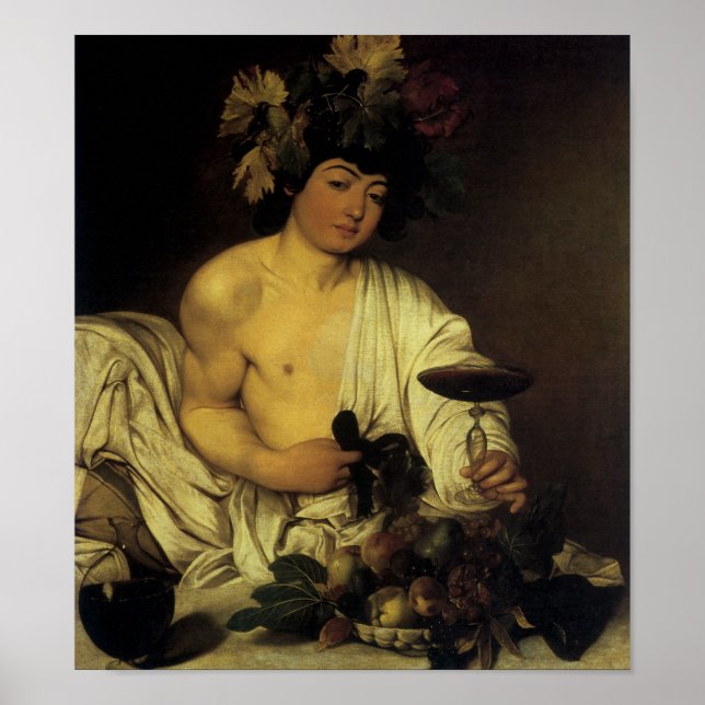 Poster Le jeune Bacchus (Devant)