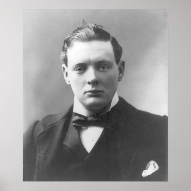 Poster Le jeune Winston Churchill (Devant)