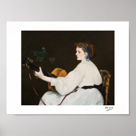 Poster Le joueur de guitare par Édouard Manet