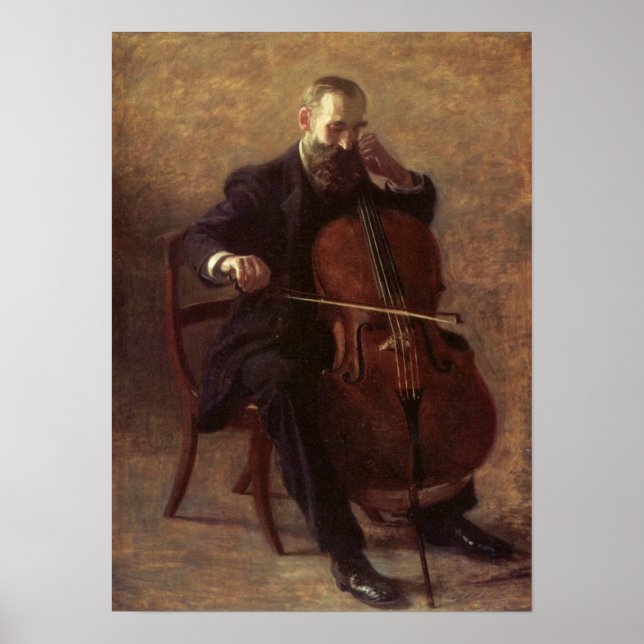 Poster Le Joueur du violoncelle (Devant)