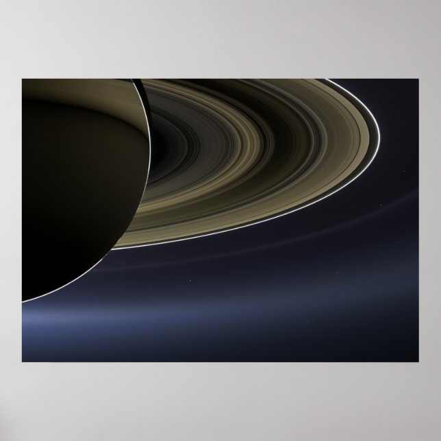 Poster Le jour où la Terre a souri | Cassini | Saturne (Devant)