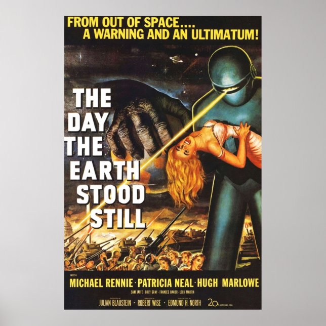 Poster Le Jour Où La Terre Est Restée (Devant)