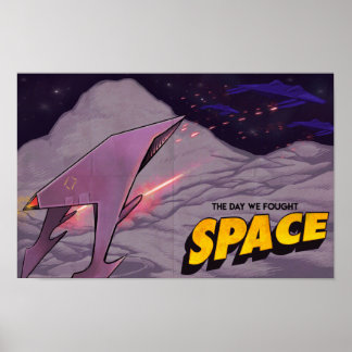 Poster Le jour où nous avons combattu l'espace - Vesta Ba