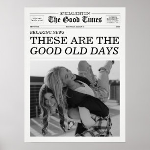 Poster Le Journal des Bonnes Années Les bons vieux jours