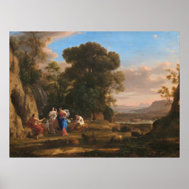 Poster Le jugement de Paris - Claude Lorrain Art