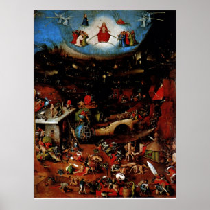 Poster Le Jugement dernier de Hieronymous Bosch